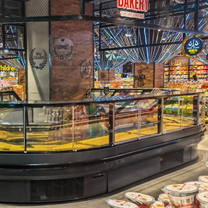 Vitrine réfrigérée pour la viande fraîche, avec <span class=keywords><strong>dégivrage</strong></span> <span class=keywords><strong>automatique</strong></span>, refroidissement par air, verrouillage de sécurité, pour les supermarchés européens - Product Image 3