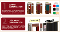 Photomaton Commercial Style Disco, Machine Interactive pour Selfies avec Imprimante Rapide et Appareil Photo Reflex Numérique pour Promotion d'Événements