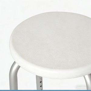 Aluminum alloy round height-adjustable <b>bathroom</b> <b>stool</b> for the elderly and pregnant women, waterproof and non-slip personal care - Product Image 2