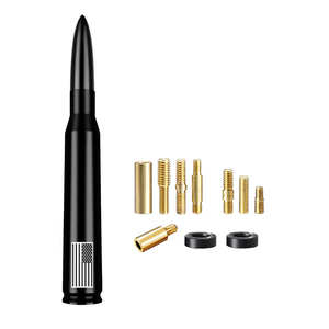 <span class=keywords><strong>Antenna</strong></span> a Proiettile <span class=keywords><strong>per</strong></span> <span class=keywords><strong>Auto</strong></span> in Alluminio Anodizzato Nero, <span class=keywords><strong>Antenna</strong></span> Calibro 50 <span class=keywords><strong>per</strong></span> SUV, Camion, GS, Dodge Ram 1500, Ford F150 - Product Image 1