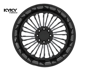 ล้อแม็กซ์ขัดเงาแบบกำหนดเอง ขนาด 20 22 24 26 28 30 นิ้ว 6x5.5 8x170 8x180 พร้อมฝาครอบกลางแบบลอย สำหรับรถบรรทุก สำหรับรถเชฟโรเลตโคโลราโด ปี 2025 - Product Image 1