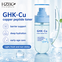 Toner Wajah Peptida Tembaga GHK-Cu Label Pribadi Anti-Penuaan & Perbaikan, Mengencangkan, Menenangkan & Memperbaiki Kulit Sensitif