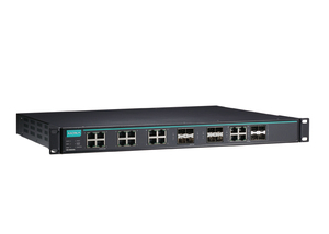 Commutateur réseau Gigabit Ethernet à montage en rack 24 ports Moxa IKS-G6824A-PTP-4GTXSFP-HV-HV avec prise en charge du VLAN - Product Image 2