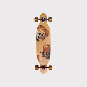 OEM Custom High Quality Complete 7 Plies Russian Maple Long Board Skateboard With High Quality