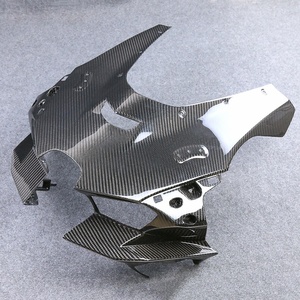 Carénage avant 100 % fibre de carbone sèche 3K pour Kawasaki ZX-10R 2021-2025 – Carénage supérieur de phare de moto - Product Image 2