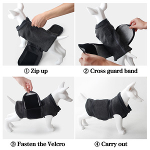 Gilet Antistress Regolabile per Cani, Ecologico, per Ansia da Tuoni e Fuochi d'Artificio, Taglia Grande - Vendita all'Ingrosso - Product Image 5