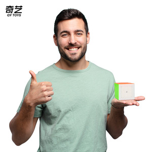 Qiyi 9x9x9 Rubik's Cube Lisse Couleur Unie Casse-tête de Vitesse Jouet d'Entraînement de Niveau Avancé pour Jeunes Défi Cérébral Stimulant - Product Image 2