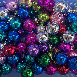 20mm 500g of round handcrafted colored acrylic <b>bead</b> balls are used for making pen <b>bead</b> jewelry - Product Image 5