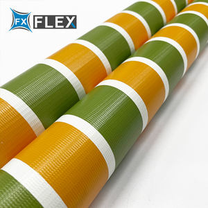 JS กันสาดลายทางพีวีซีกันน้ำกันไฟกันน้ำกันการฉีกขาดผ้าใบกันน้ำป้องกันแสงแดดเคลือบด้วยเทคนิคนอนวูฟเวน - Product Image 2