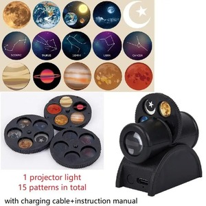 Lámpara de Proyección Lunar USB, Proyector de Planetas, Luz Nocturna LED Reemplazable, Lámparas de Pared con Atmósfera de Constelaciones y Fondo de la Tierra - Product Image 2