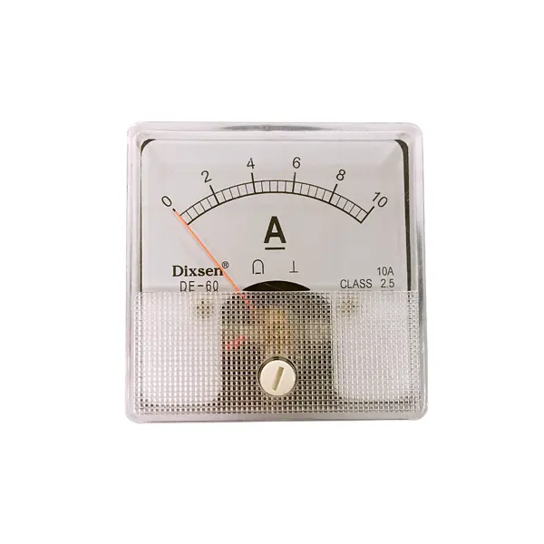 micro multi DC 0-10 Amp Analog ac Ampere Meter Ammeter ac voltmeter 60x60