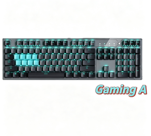 Clavier de jeu F-200Q avec interrupteur optique <span class=keywords><strong>Bloody</strong></span>, temps de réponse de 0,2 ms, durée de vie de 100 millions de touches, éclairage RGB, Bluetooth - Product Image 6