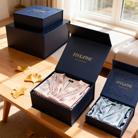 Grande boîte cadeau en carton rigide blanc pour robe de mariée avec laminage mat et fermeture magnétique pour robes de femmes - Emballage de vente au détail