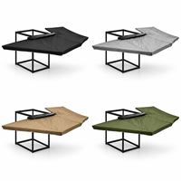 Tente de toit pour véhicule 270XL quatre saisons avec ouverture automatique rapide, coque ABS, tailles 2m/2.5m, kit d'alimentation LED pour le camping et les voyages routiers