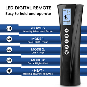 Массажер для ног для улучшения кровообращения и снятия боли, компрессионный массажер для стоп и икр - Product Image 3