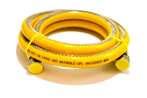 Manguera de <span class=keywords><strong>gas</strong></span> trenzada de acero inoxidable EN14800 de alta calidad de Venta caliente de fábrica con cubierta de Pvc - Product Image 3