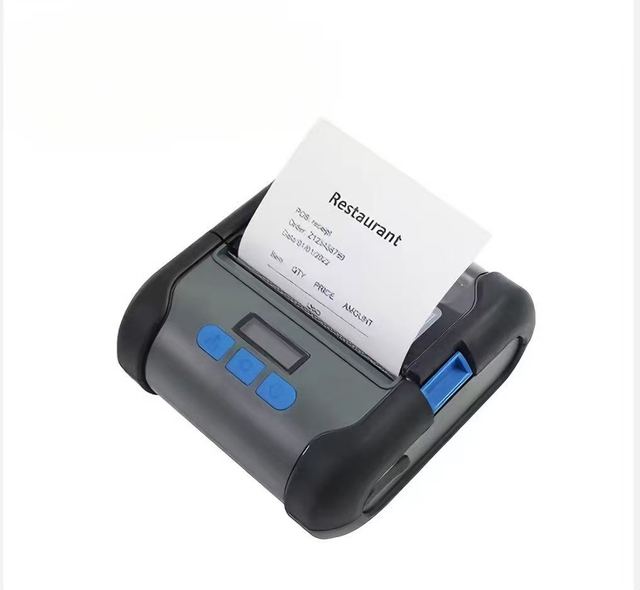2000mAh Handheld Thermal Receipt Printer ZYWELL ZY-M330B, Suitable for Retail Supermarkets/express Logistics