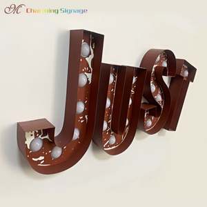 IP68 extérieur acrylique signe géant lettres d'amour illuminé mariage chapiteau lumières grande <span class=keywords><strong>lettre</strong></span> 'Marry Me' ampoule voiture publicité - Product Image 6