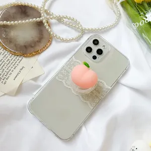 <span class=keywords><strong>Support</strong></span> de téléphone en anneau pliable rond <span class=keywords><strong>à</strong></span> pincement doux pour IPhone Samsung <span class=keywords><strong>Support</strong></span> de prise de courant <span class=keywords><strong>poche</strong></span> <span class=keywords><strong>support</strong></span> paresseux - Product Image 4