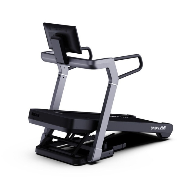 Professional Shock Absorption Treadmill with Thick Running Board and Robust Frame for Gym Fitness