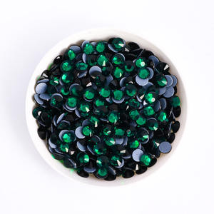 厂家批发200多色德国强力胶水烫金石SS20玻璃水晶AB烫金钻婚纱 - Product Image 4