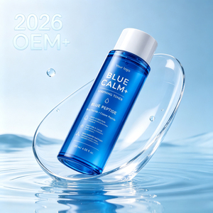 Tonique apaisant pour la peau au peptide bleu GHK Cu, tonique facial apaisant, étiquette privée OEM, tonique hydratant pour les soins quotidiens de la peau - Product Image 4