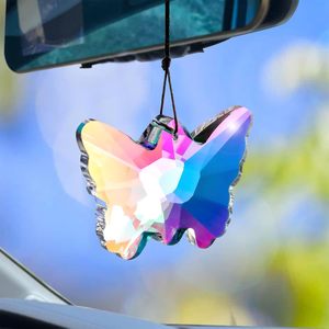 Figura de Mariposa Voladora de Cristal, Adorno de Cristal, Atrapasueños de Cristal con Efecto Arcoíris, para Colección o Regalo - Product Image 6