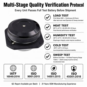 Haut-parleur de compression à diaphragme en titane Cash Commodity 44 mm, 4 ohms, 30 W RMS, 93 dB, en stock, usine OEM - Product Image 4