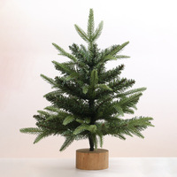 Mini sapin de Noël artificiel en PE/PVC pour table, plantes décoratives pour centre de table de restaurant, décoration de fêtes