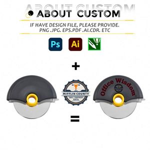 Cortador de Pizza Plegable Personalizado con Logotipo, Mini Cortador de Pizza Sostenible con Rueda Protectora de Cuchilla 304, para Regalos Corporativos, Venta al Por Mayor de Fábrica - Product Image 2