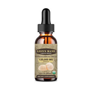 OEM ODM Organic 60ml Lions Mane <b>Mushroom</b> Liquid <b>Drops</b> <b>Mushroom</b> <b>Drops</b> - Product Image 1