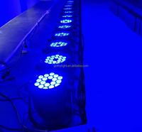 Projecteur LED Par 64 18x15W 6-en-1 étanche IP65, lumière de scène en alliage d'aluminium blanc neutre avec contrôle DMX512