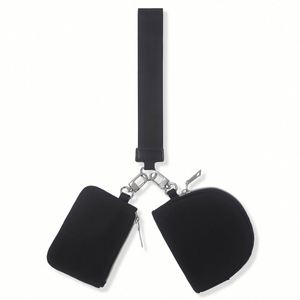 กระเป๋าใส่เหรียญพกพาอเนกประสงค์สำหรับผู้หญิง ดีไซน์เรียบง่ายสำหรับใส่บัตรธนาคารและกุญแจ กระเป๋าข้อมือขนาดเล็กทันสมัย - Product Image 1