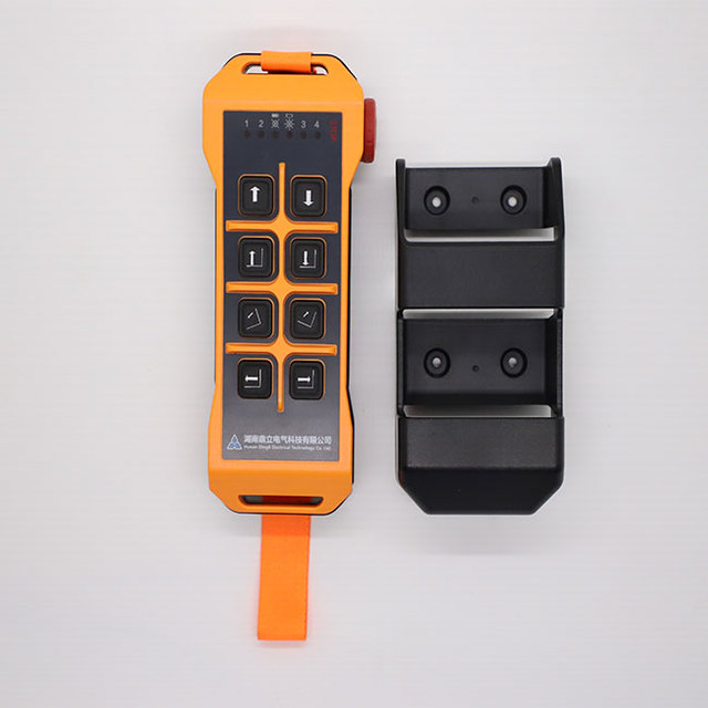 Industrial Handheld Remote Controller 8 Button Switch 433Mhz Wireless Wired Control Holder CE Certified IP67 Protection