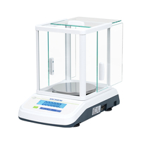 Balance électronique LICHEN TF, précision 0,001g-0,01g, capacité 100-3000g, interface RS232, couvercle en verre haut pour laboratoire et bijouterie