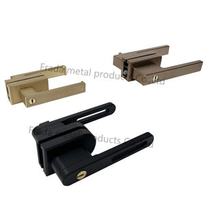 Poignées de porte à levier en alliage d'aluminium personnalisées en gros pour portes intérieures - Product Image 5