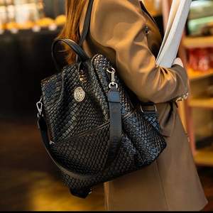 1.5mm d'épaisseur Tissé Motif PVC Faux <span class=keywords><strong>Cuir</strong></span> Synthétique pour Filles Sacs Chaussures Couvertures de Cahier - Product Image 2