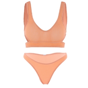 Conjunto de Bikini Personalizado con Tiras Anchas y Recortes, Traje de Baño de Dos Piezas para Mujer, Fabricante OEM - Product Image 2
