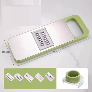 Stainless Steel Kitchen Slicer Manual <b>Vegetable</b> Slicer Grater With Hand Protector Pp Plastic for Food Preparation - Product Image 4