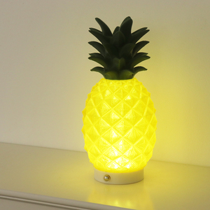 Lámpara de Noche de <span class=keywords><strong>Piña</strong></span> Impresa en 3D, Lámpara de Escritorio LED PLA, Lámpara de Noche Recargable con Batería y Atenuación para Decoración de Dormitorio - Product Image 2