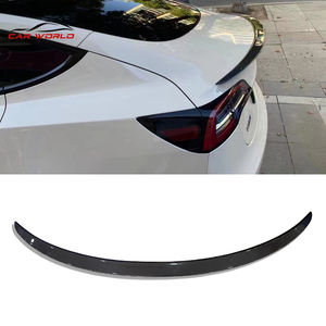 Rear Spoiler for Tesla <strong>Model</strong> <strong>3</strong> 2020 2021 2022 Real Carbon Fiber <strong>Diffuser</strong> Decoration Fixed Tail Wing Back Trunk Auto Part - Product Image 1