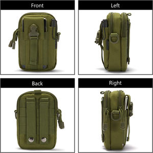 Vancharli Maatwerk Multipurpose Edc Crossbody Taillepakket Compact Gadget Zakje Met Mobiele Telefoon <span class=keywords><strong>Holster</strong></span> Houder - Product Image 4
