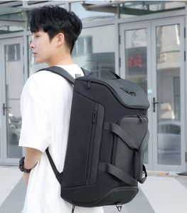 Factory Custom Large Capacity Multifunction Travel Bags Waterproof Duffle Bag Durable Sports Gym <b>Backpack</b> With Shoe Compartment - Product Image 6