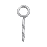 Vis à œillets en acier au carbone, vis auto-taraudeuses pour hameçons, longueur 1 mm, système de mesure métrique et impérial, norme DIN, zinguées