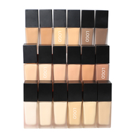 OCHAIN Fond de Teint Liquide Mat Marque Privée Maquillage Peau Foncée Imperméable Naturel Logo Personnalisé Vente en Gros