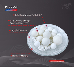 High <strong>Alumina</strong> <strong>Ceramic</strong> <strong>Ball</strong> 92% Al2O3 10-60mm Inert Catalyst Support Media for Petrochemical Reactor and Absorption Tower Packing - Product Image 2
