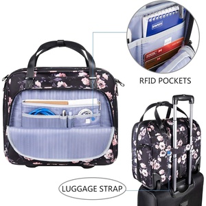 Bolsa de viaje de negocios <span class=keywords><strong>con</strong></span> <span class=keywords><strong>ruedas</strong></span> florales personalizada 15,6, bolsa de ordenador <span class=keywords><strong>portátil</strong></span> <span class=keywords><strong>con</strong></span> <span class=keywords><strong>ruedas</strong></span>, <span class=keywords><strong>maletín</strong></span> rodante, bolsa de equipaje de vuelo - Product Image 5