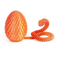 Juguetes para niños Decoración interior Gema Huevo de dragón Juguetes 3D Impreso Huevos de dragón de Pascua