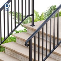 Système de balustrade de balcon et d'escalier en acier galvanisé en alliage d'aluminium PRIMA, design contemporain, résistant à la rouille, facile à installer