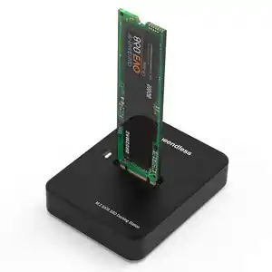 알루미늄 원 베이 타입 C 3.1 SSD 디스크 드라이브 M.2 Nvme 2TB M.2 도킹 스테이션